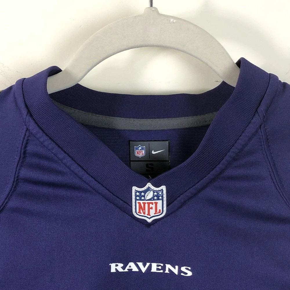Nike NFL Baltimore Ravens Joe Flacco #5 Jersey Youth Sz S (8) Purple Football